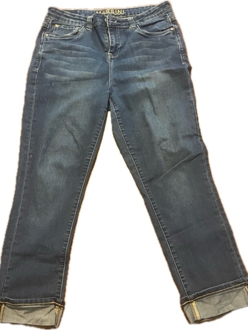 Massini Blue Cropped Ankle Jeans